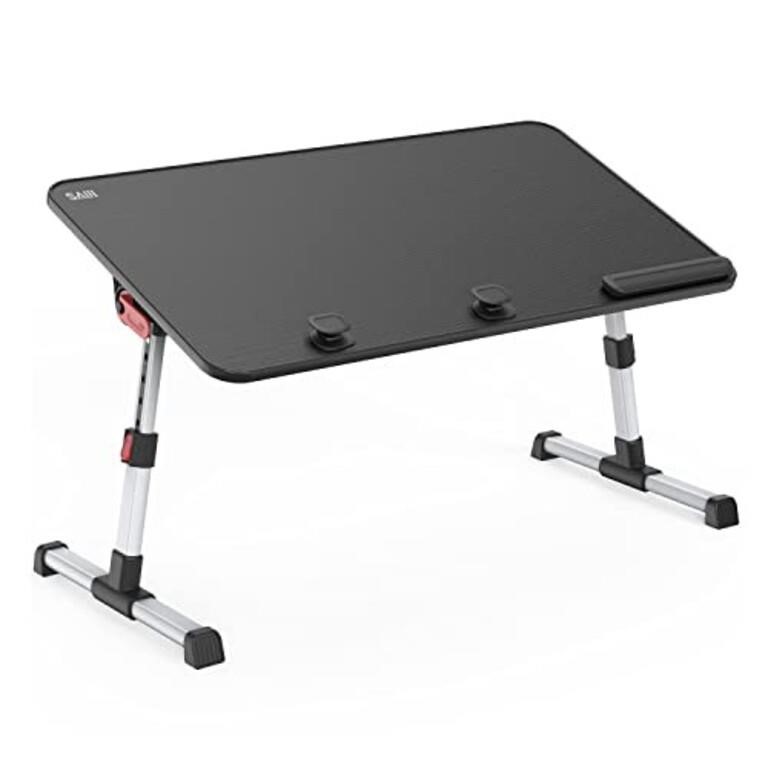 SAIJI Laptop Desk Tray Table, Black