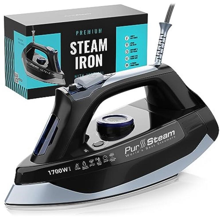Professional Grade 1700W Steam Iron for Clothes w