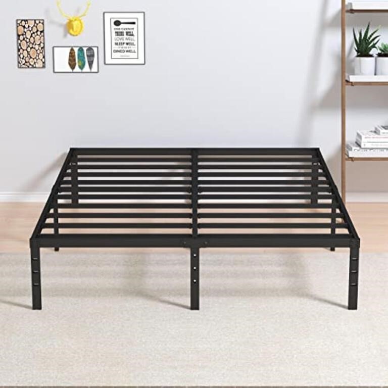 Maenizi King Size Bed Frame No Box Spring Needed,