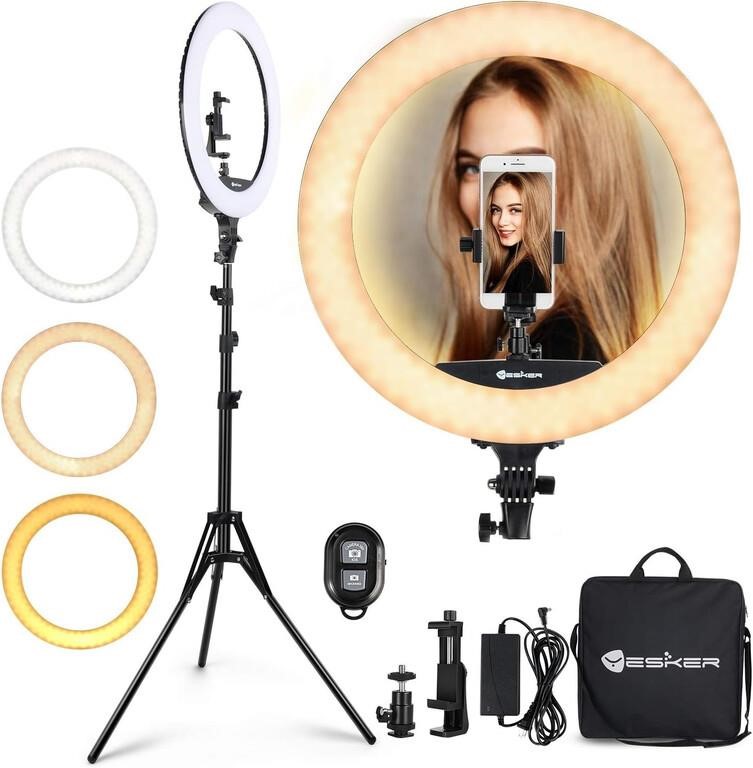 Ring Light 18 Inch LED Ringlight Kit with 73 inch