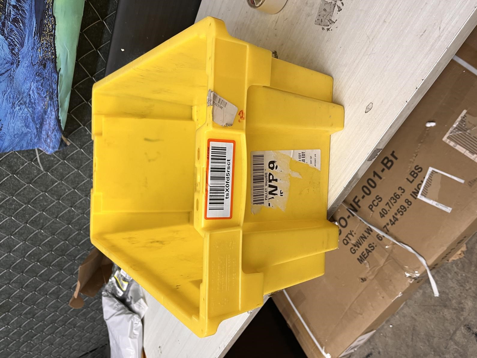 Used Storage Bin 10" W x14" H x23" L