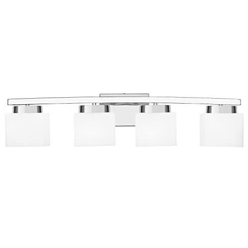 Dosoty 4-Light Brushed Nickel Vanity Light Fixtur