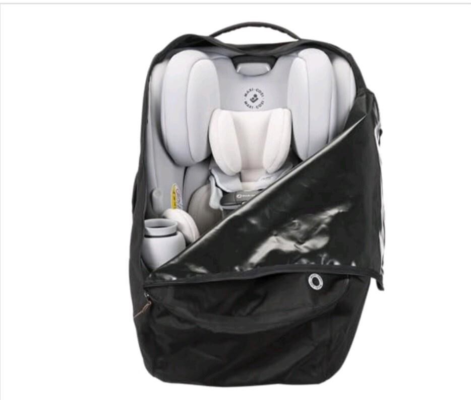 Wheeled Car Seat Travel Pack, Black