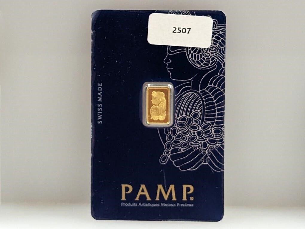 PAMPS Suisse 1G .999 Gold Bar